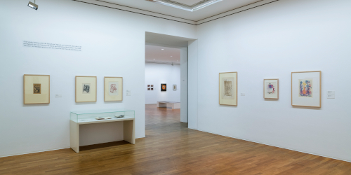 Installationsansicht "Max Ernst und die Natur als Erfindung", Kunstmuseum Bonn 2022, Foto: David Ertl